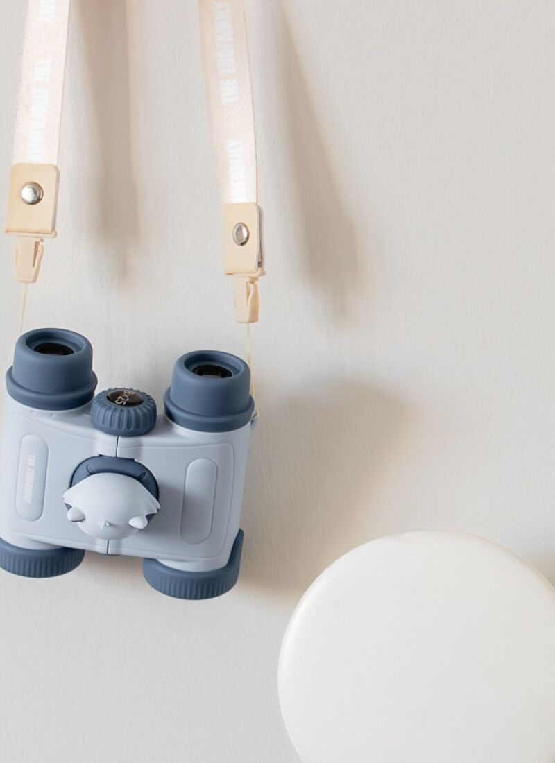 BINOCULARS ZOO EYES RACCOON