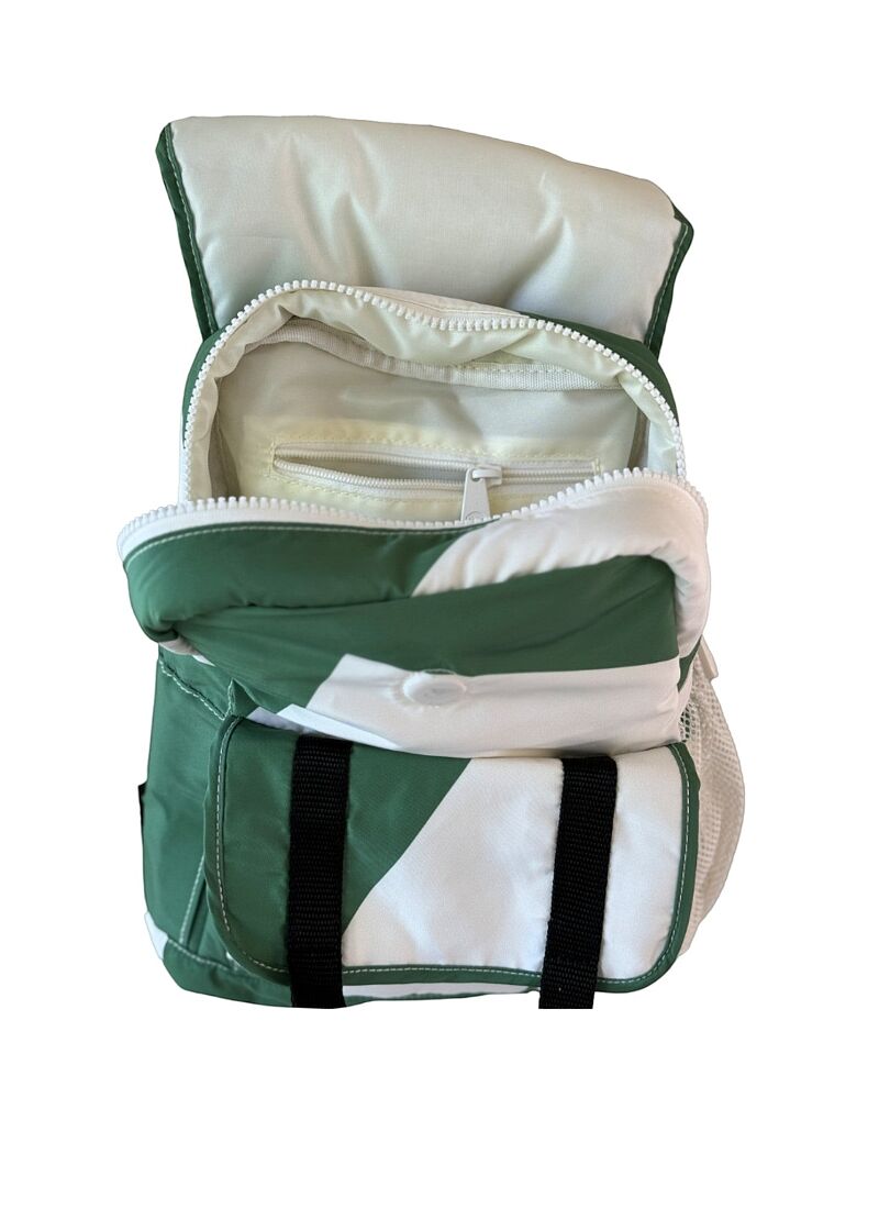 CHILD BACKPACK GREEN GRAPHIC