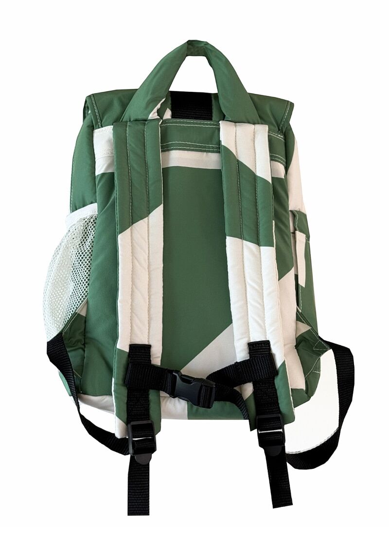 CHILD BACKPACK GREEN GRAPHIC