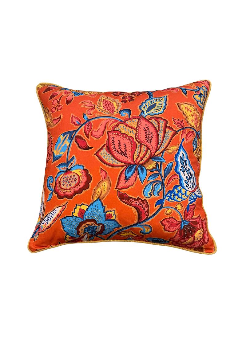 DECORATIVE CUSHION (50x50) BIBI MANDARINE