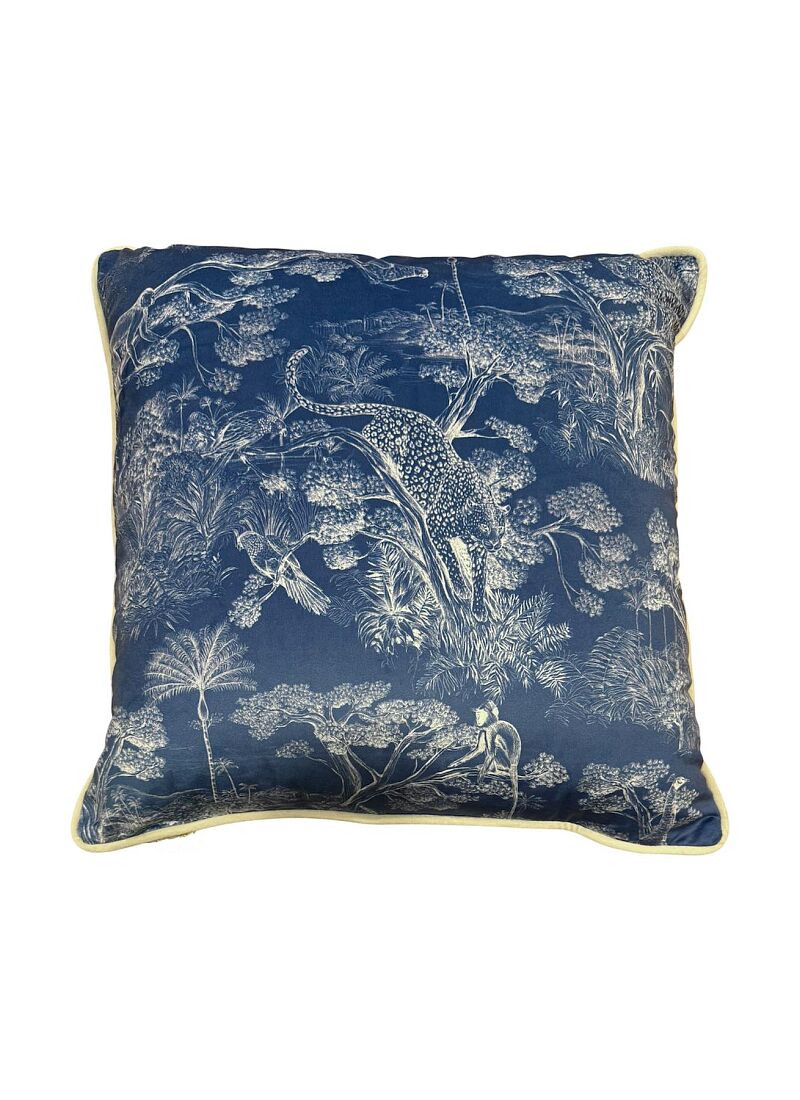 DECORATIVE CUSHION (50x50) TIGER BLUE
