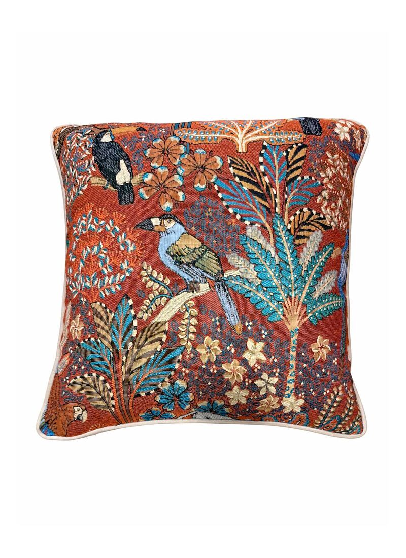 DECORATIVE CUSHION (50x50) TROPICAN RED