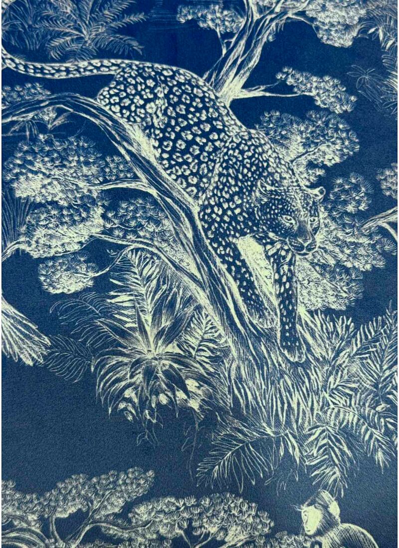 DECORATIVE CUSHION (50x50) TIGER BLUE