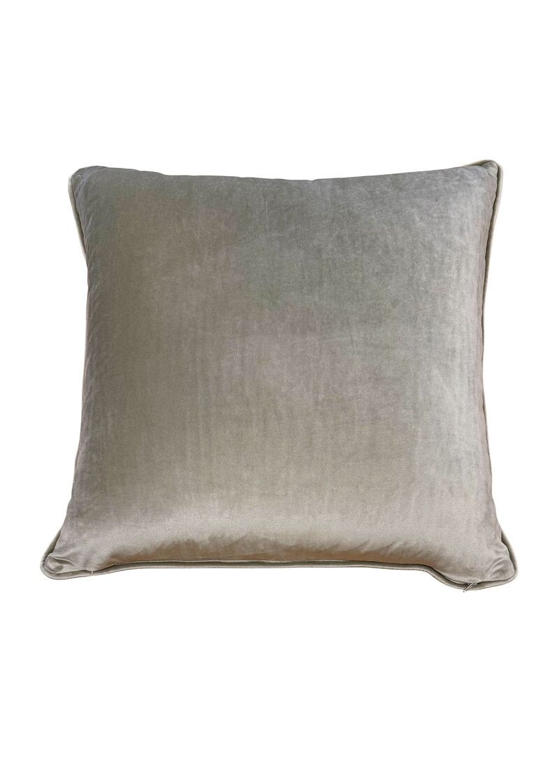 DECORATIVE CUSHION (50x50) SHAPES OLIVE GREEN
