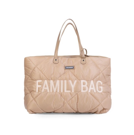 FAMILY BAG PUFFERED BEIGE