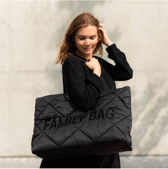 FAMILY BAG PUFFERED BLACK