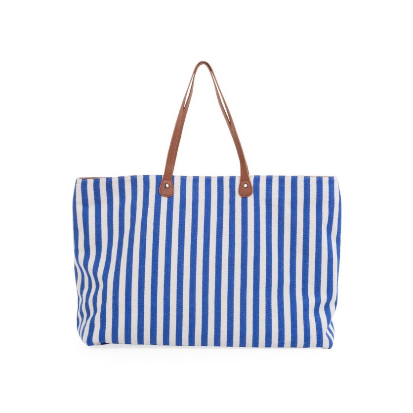 FAMILY BAG STRIPES ELECTRIC BLUE-LIGHT BLUE