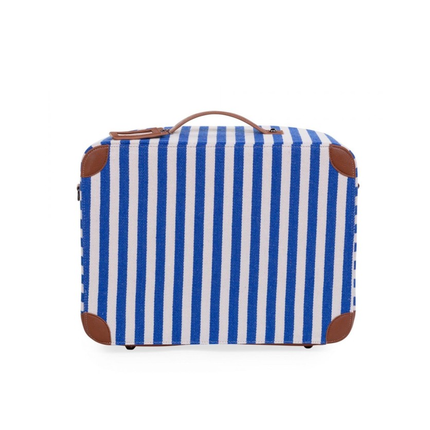 ΠΑΙΔΙΚΗ ΒΑΛΙΤΣΑ MINI TRAVELLER STRIPES ELECTRIC BLUE-LIGHT BLUE