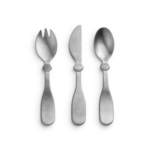 ΜΑΧΑΙΡΟΠΗΡΟΥΝΑ ΣΕΤ (3ΤΜΧ) ANTIQUE SILVER