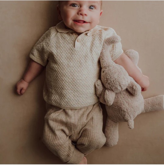 BABY COMFORTER GEORGE NATURAL PINK