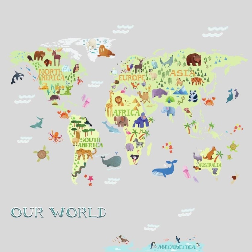 ANIMAL WORLD MAP