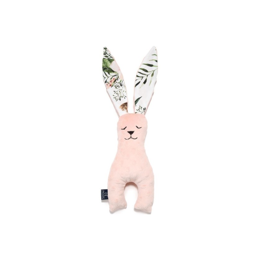 SMALL BUNNY POWDER PINK MINKY WILD BLOSSOM