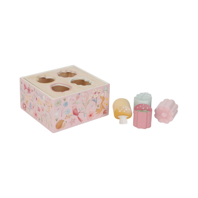ΞΥΛΙΝΟΣ ΚΥΒΟΣ ΤΑΞΙΝΟΜΗΣΗΣ ΣΧΗΜΑΤΩΝ FAIRY GARDEN