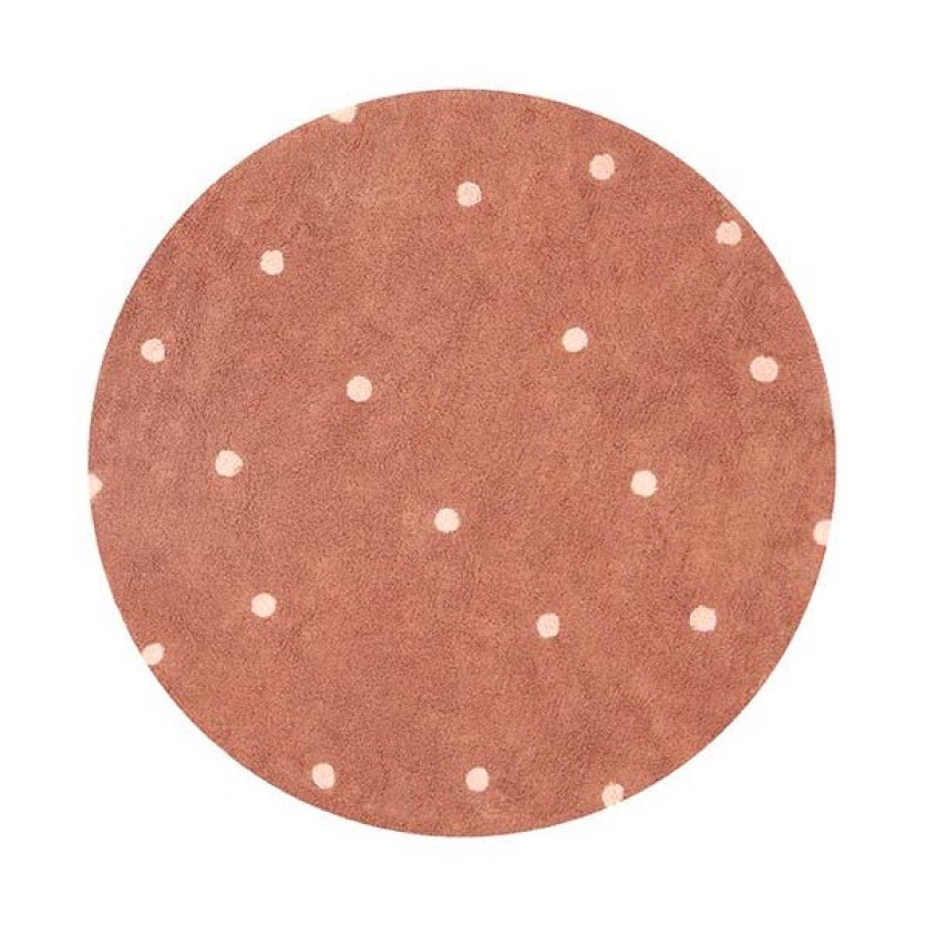 ΧΑΛΙ ΤΑΠΕΤΟ ROUND DOT CHESTNUT (140ΕΚ.)