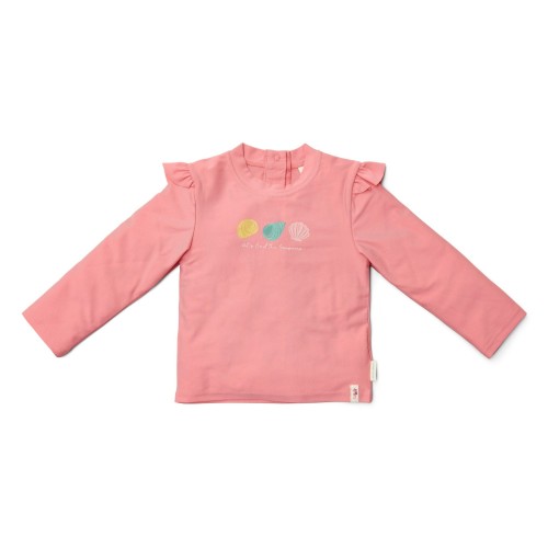 ΜΠΛΟΥΖΑ ΜΑΓΙΟ ΜΕ ΜΑΚΡΥ ΜΑΝΙΚΙ OCEAN TREASURES ROUGE