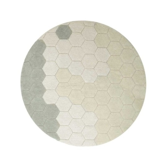 ROUND HONEYCOMB BLUE SAGE