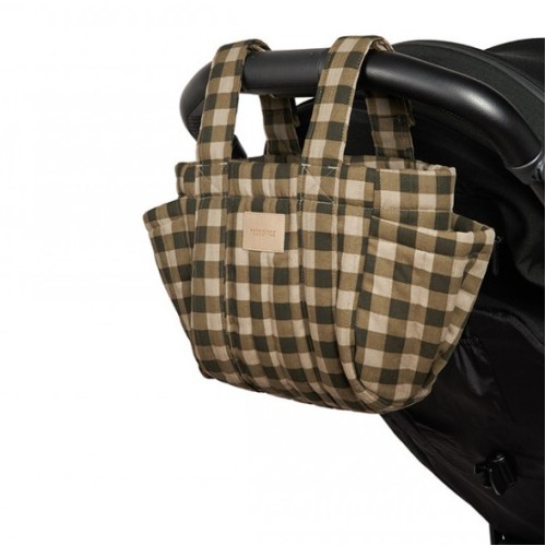 STROLLER ORGANIZER HYDE PARK GREEN CHECKS