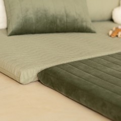 ZANZIBAR VELVET OLIVE GREEN