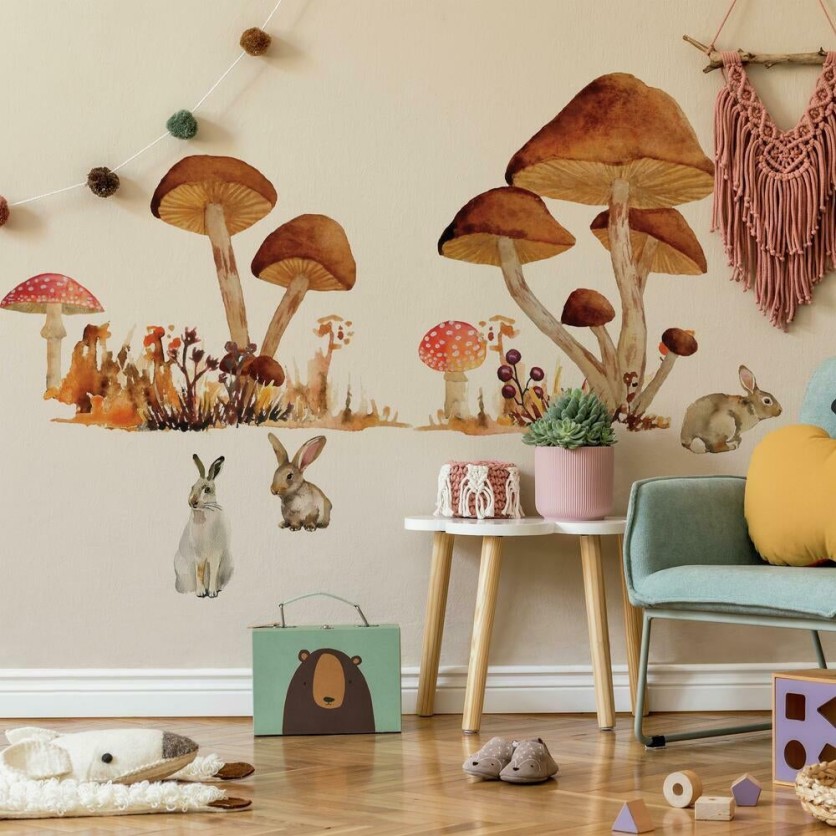 ΑΥΤΟΚΟΛΛΗΤΑ ΤΟΙΧΟΥ GIANT MUSHROOM