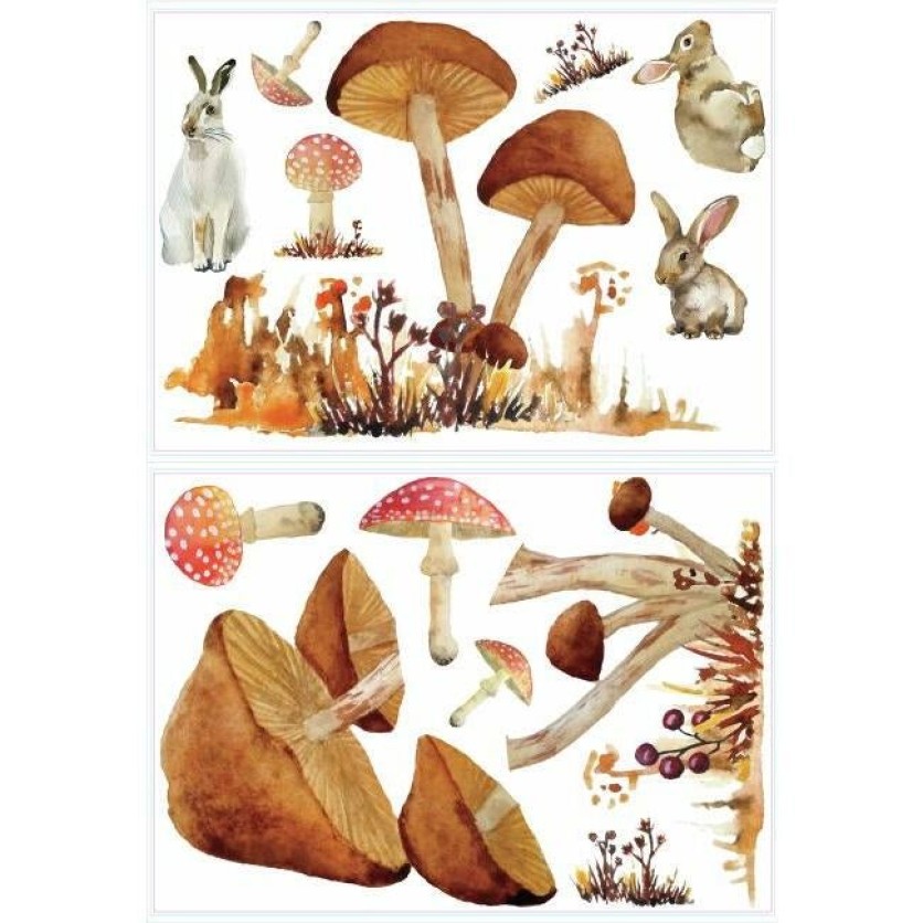 ΑΥΤΟΚΟΛΛΗΤΑ ΤΟΙΧΟΥ GIANT MUSHROOM