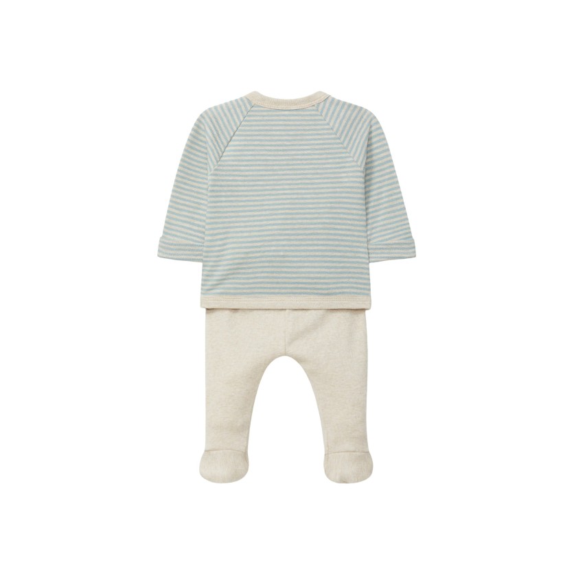 ΜΠΛΟΥΖΑ ΠΑΝΤΕΛΟΝΙ ΚΑΙ ΣΚΟΥΦΑΚΙ ΣΕΤ MINT BLUE