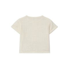 T-SHIRT ΚΟΝΤΟΜΑΝΙΚΟ ΑΠΟ ΟΡΓΑΝΙΚΟ ΒΑΜΒΑΚΙ NATURAL