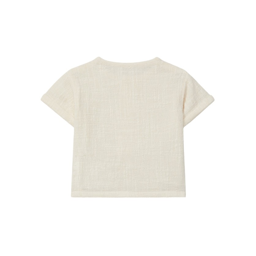 T-SHIRT ΚΟΝΤΟΜΑΝΙΚΟ ΑΠΟ ΟΡΓΑΝΙΚΟ ΒΑΜΒΑΚΙ NATURAL