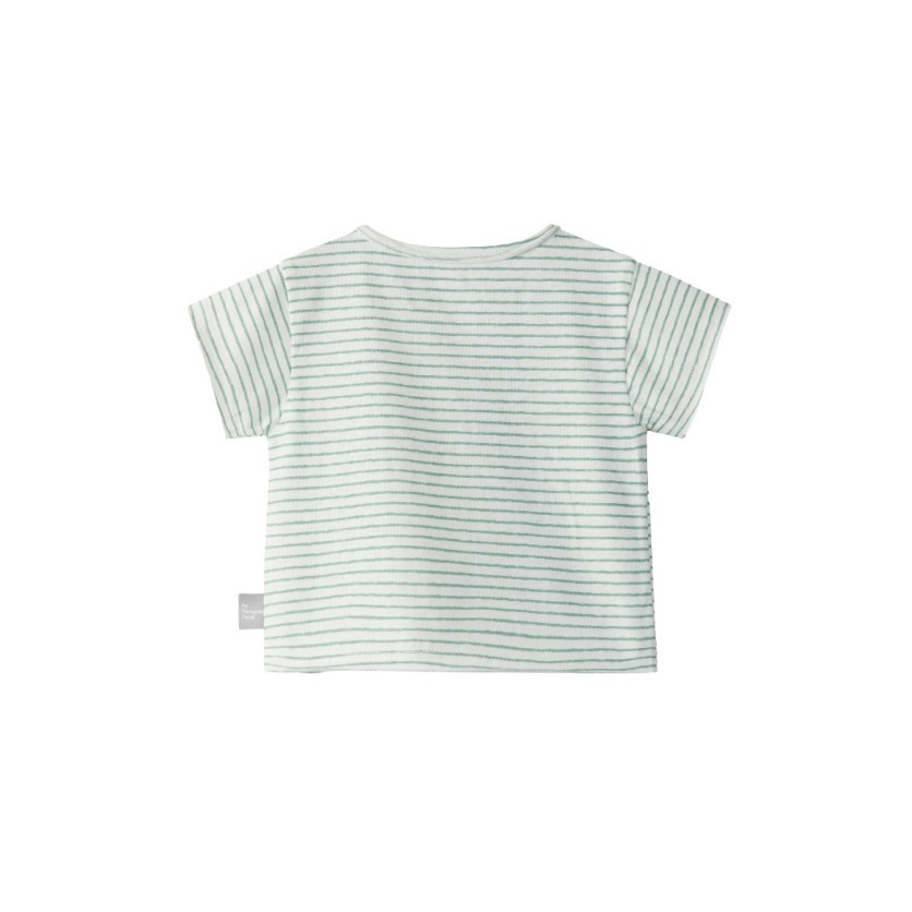 EMBROIDERED STRIPES GREEN