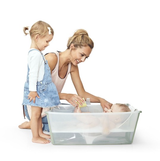 FLEXI BATH X-LARGE BUNDLE TRANSPARENT GREEN