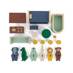 ΞΥΛΙΝΟ ΠΑΙΧΝΙΔΙ PLAY HOUSE WITH ACCESSORIES